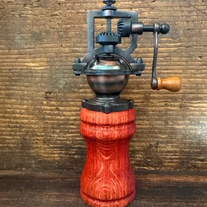 Pfeffermühle "Rustikal" Eiche rot gebeizt