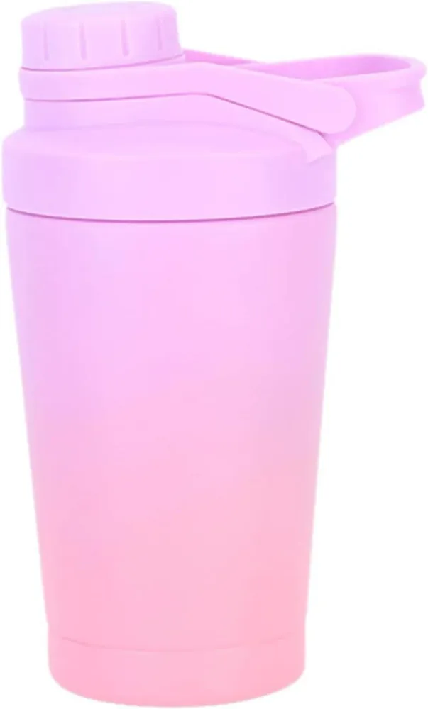 Protein Shaker Edelstahl 500ml Auslaufsicher Vakuum Isoliert