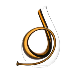 Riedel Dekanter Horn, Bernstein und Schwarz