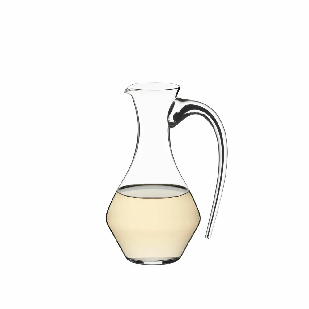 Riedel Fatto Mano Cabernet Dekanter, Weinkaraffe, Weindekanter, Kristallglas, Schwarz, 0.75 L, 4900/13B