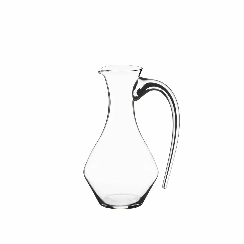 Riedel Fatto Mano Cabernet Dekanter, Weinkaraffe, Weindekanter, Kristallglas, Schwarz, 0.75 L, 4900/13B
