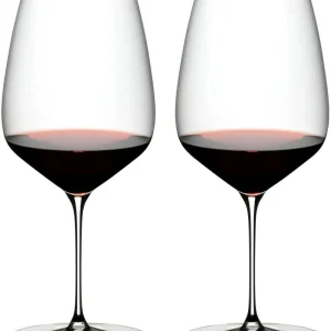 Riedel Rote Weingläser Veloce - Cabernet Sauvignon / Merlot - 2 Stücke