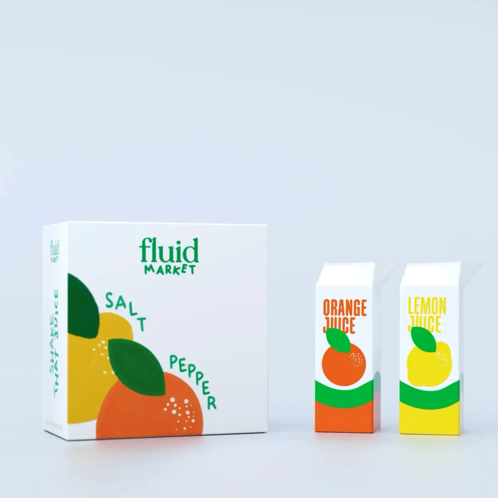 Salz- und Pfeffer-Streuer 'Orange Juice/Lemon Juice'