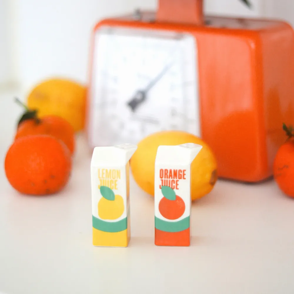 Salz- und Pfeffer-Streuer 'Orange Juice/Lemon Juice'