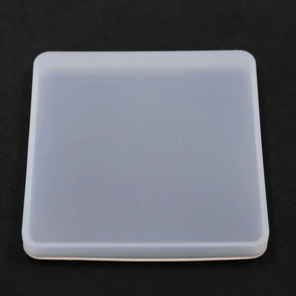 Silikonform Untersetzer quadratisch Viereck Gießform ca. 8 x 8 cm