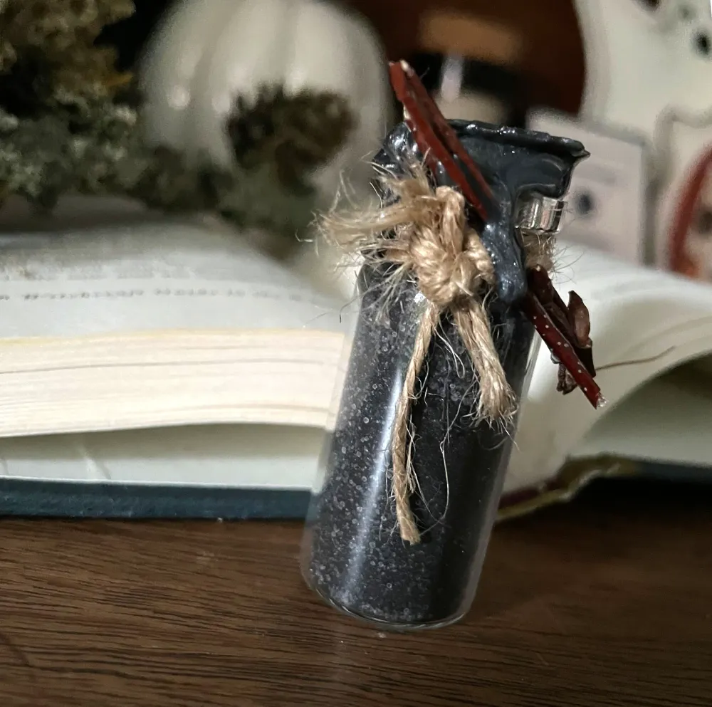 Spell Jar Schwarzes Salz Talisman Hexensalz