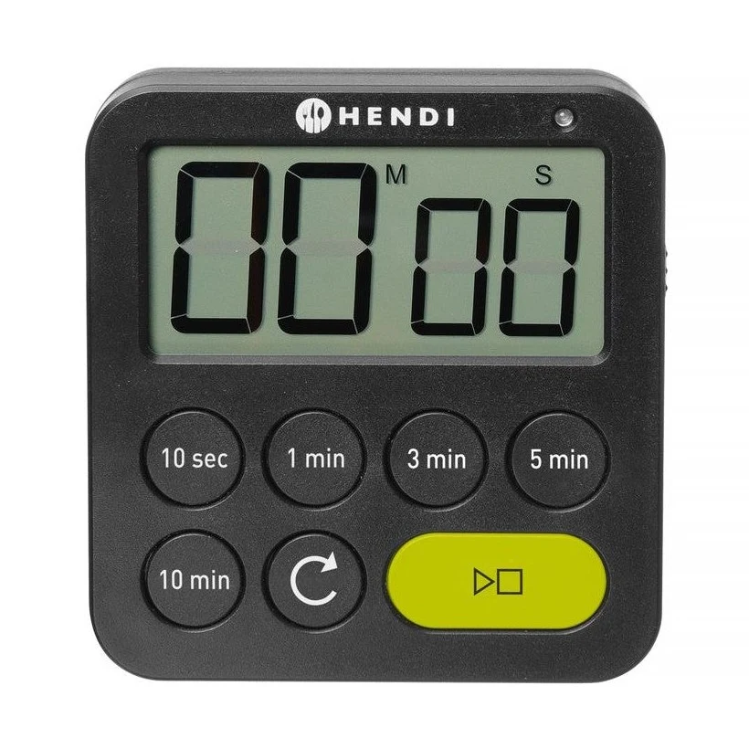 Timer, HENDI, Schwarz, 82x20x(H)88mm