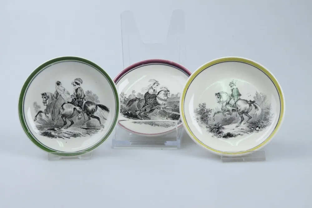 3 Untersetzer für Gläser Minischalen Jagdmotive