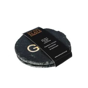 Untersetzer LOVE GIN - Graviert - Schiefer - Just Slate Company Schottland
