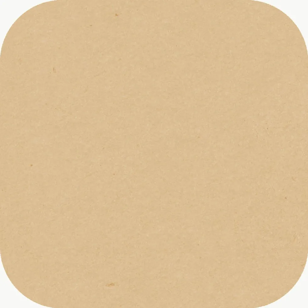 Untersetzer 8,5 cm natural brown | Packung (250 Stück)