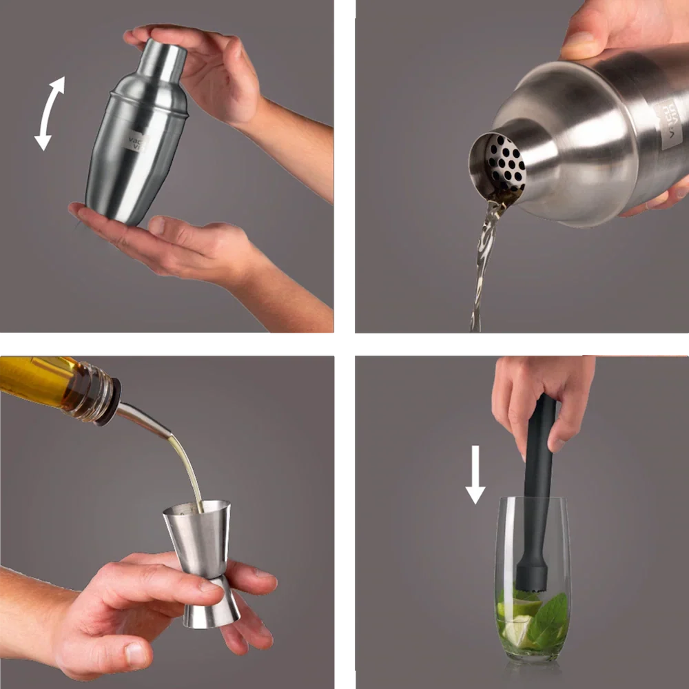 Vacuvin Cocktail-Set Bar Box Starter