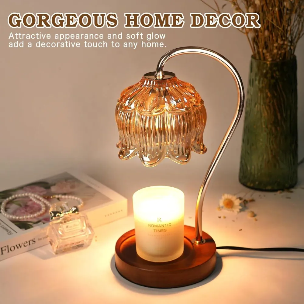 Valentinstagsgeschenk: Dimmbare Kerzenwärmer Lampe Timer Vintage
