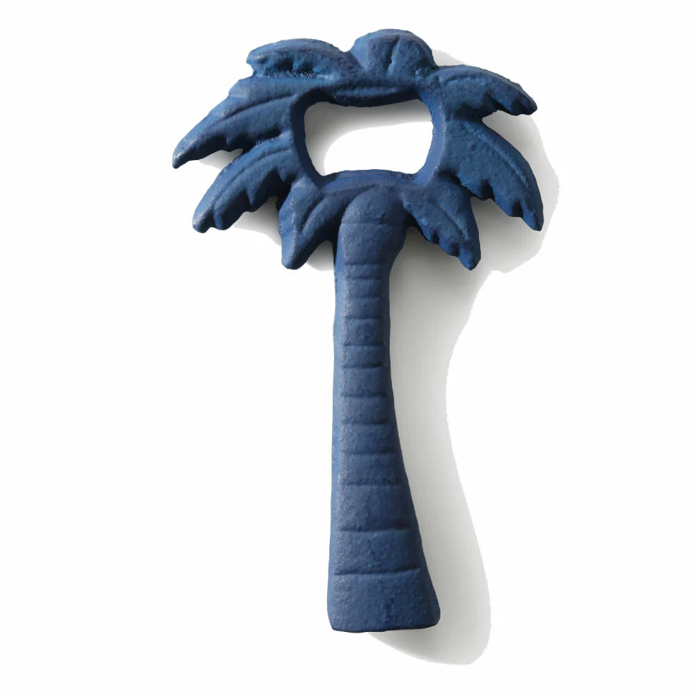 Donkey Products Pacific Palm Flaschenöffner, Bieröffner, Palmen Öffner, Eisen, Blau, 12 cm, 200594