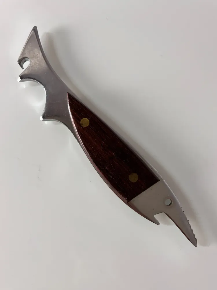 Flaschenöffner Fisch Palisander & Stahl aus Dänemark