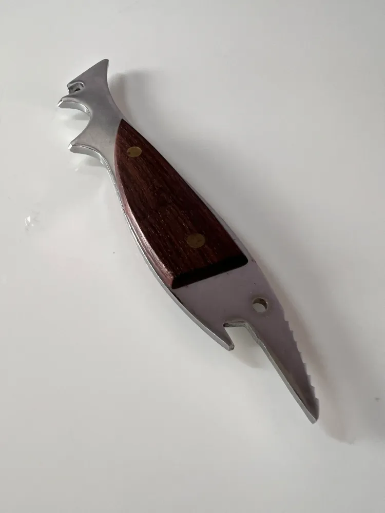 Flaschenöffner Fisch Palisander & Stahl aus Dänemark