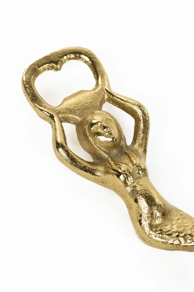 Flaschenöffner POP IT LIKE MERMAID goldfarben