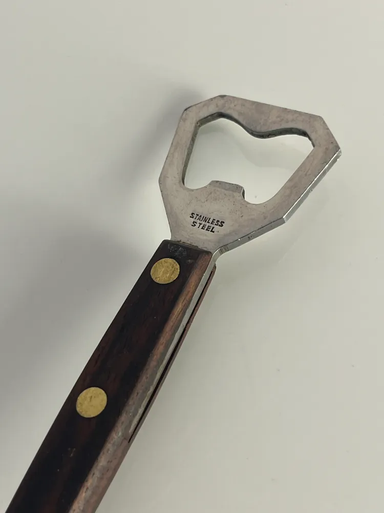 Flaschenöffner Teak aus Dänemark