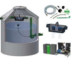 Mall Retentionszisterne Reto Family inkl. Haus-Paket Tano L, 11000 Liter
