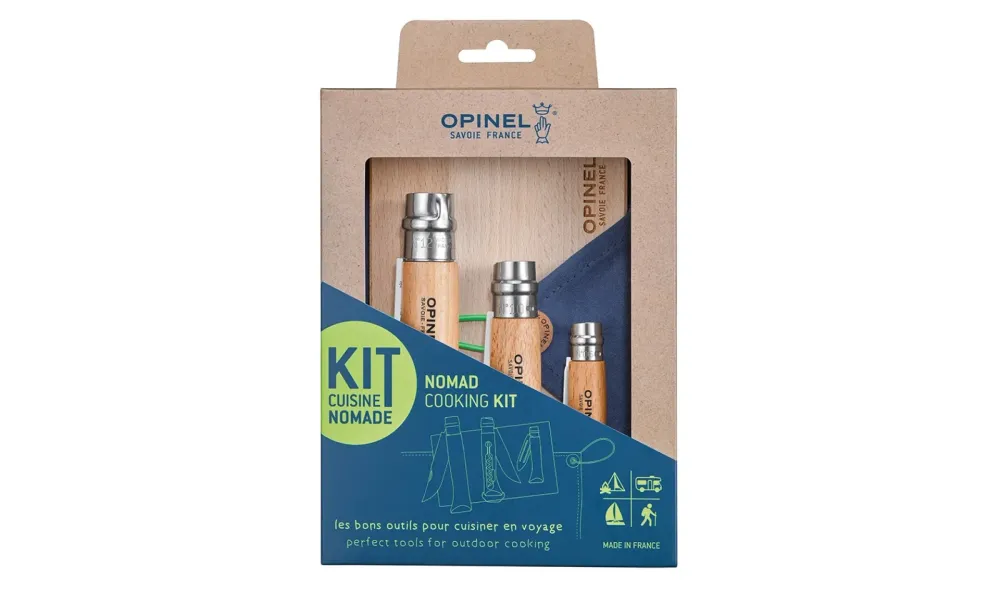 Opinel Outdoor-Set Taschenmesser, Korkenzieher und Flaschenöffner 'Nomade'