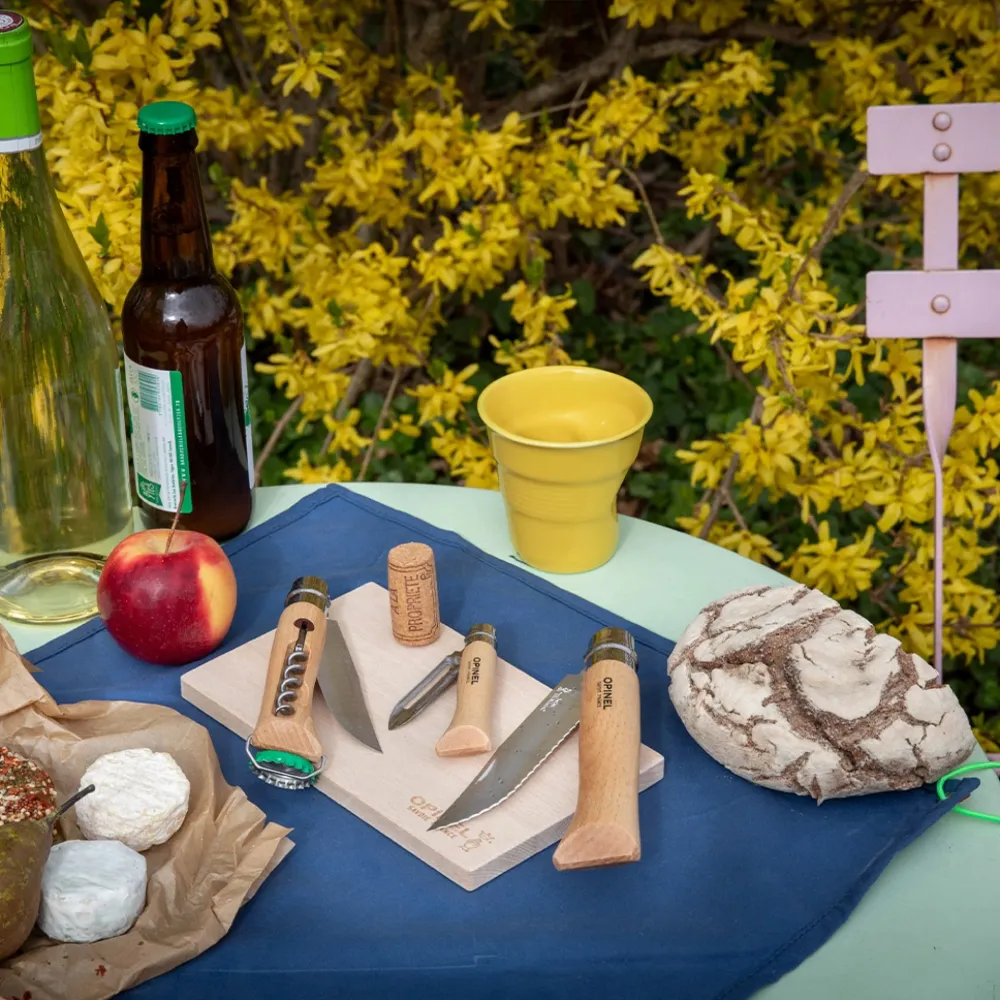 Opinel Outdoor-Set Taschenmesser, Korkenzieher und Flaschenöffner 'Nomade'