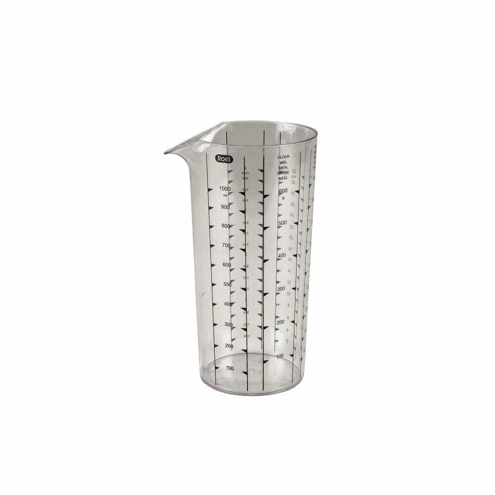 Rosti Messbecher, Rührbecher, SAN-Kunststoff, Transparent, 1 L, 11337