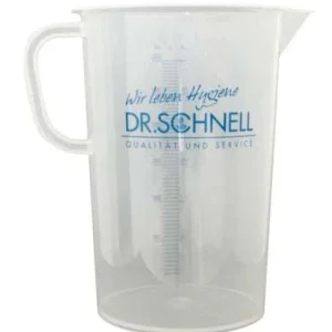 Dr. Schnell Messbecher 3L – Robuster Kunststoff, Ergonomischer Griff
