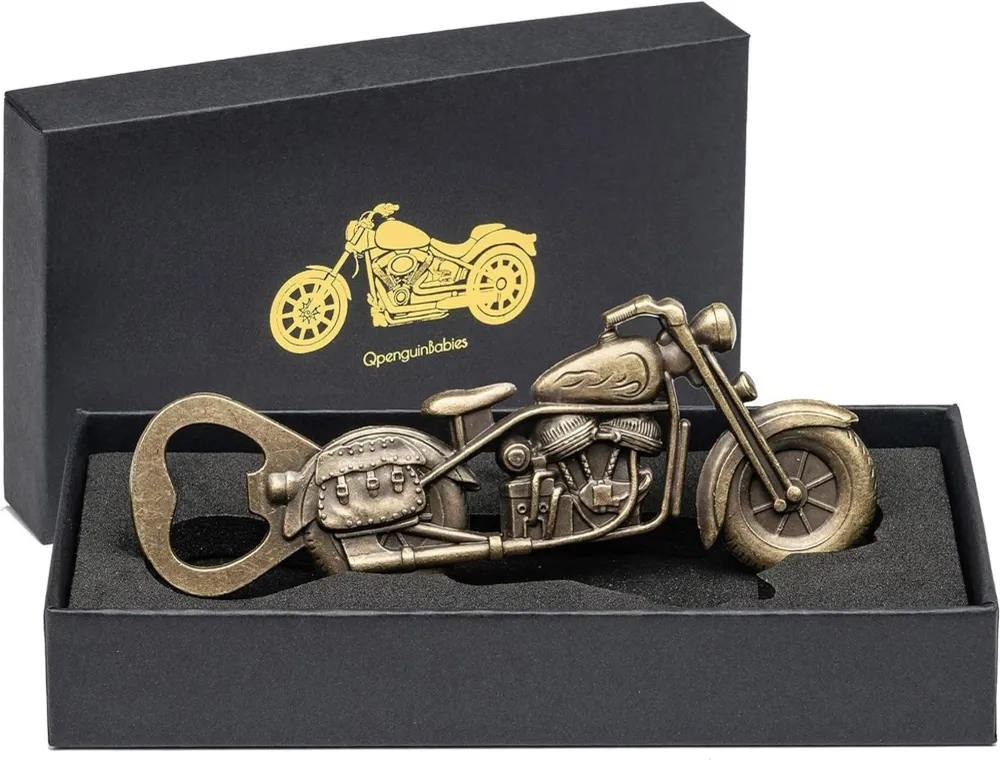 Vintage Motorrad Flaschenöffner Bier Geschenk Männer