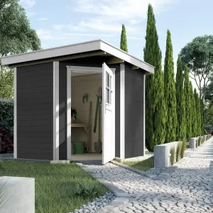 Weka Gartenhaus 5-Eck-Haus 229 Gr 2 anthrazit