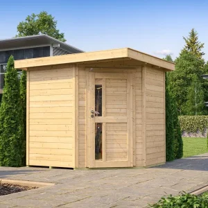 Weka Gartenhaus 5-Eck-Haus 229 Gr 1 natur