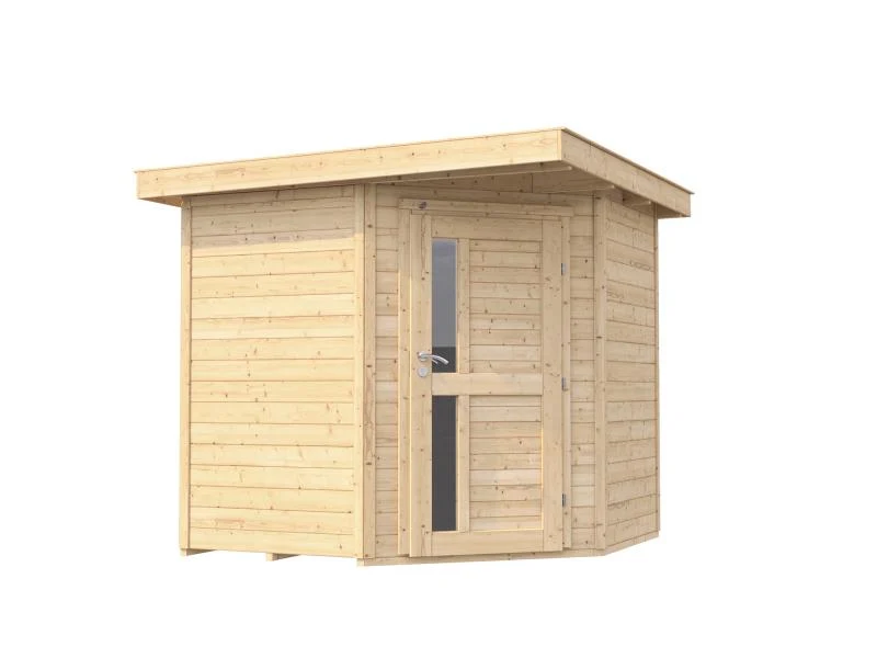 Weka Gartenhaus 5-Eck-Haus 229 Gr 1 natur
