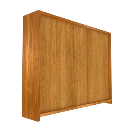 Adele Wandhängender Spiegelschrank aus Teak