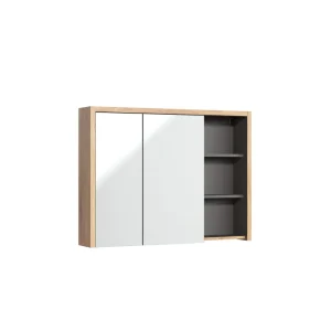 Devon Spiegelschrank 100 cm 2 Türen