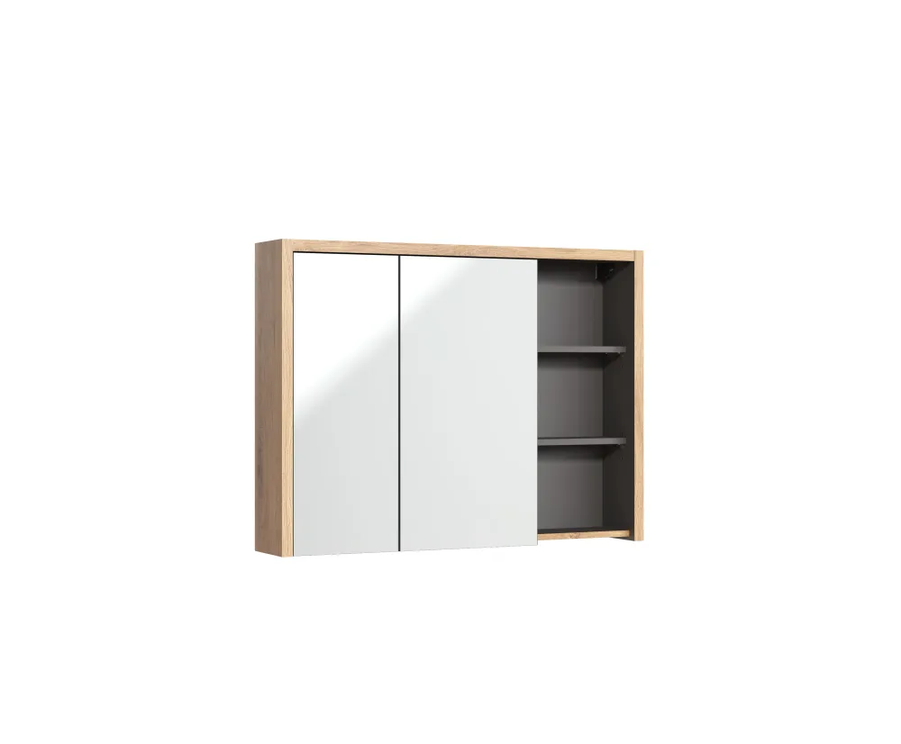Devon Spiegelschrank 100 cm 2 Türen
