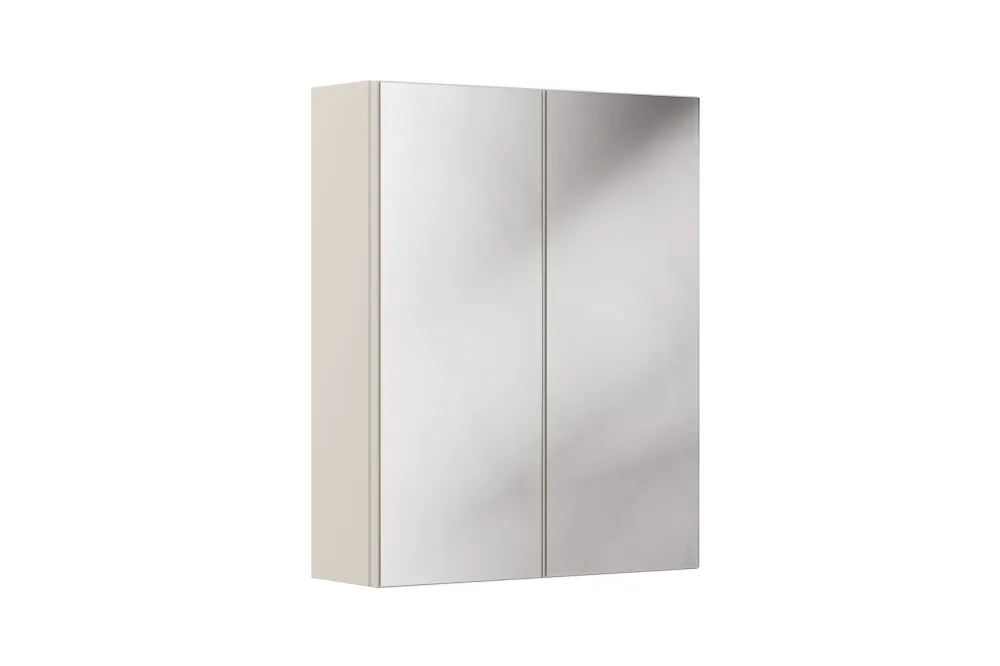 Kaschmir-Spiegelschrank 60 cm, 2 Türen