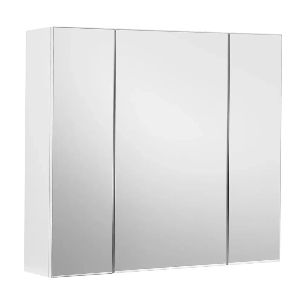 Spiegelschrank Badezimmerschrank mit Türen Weiss