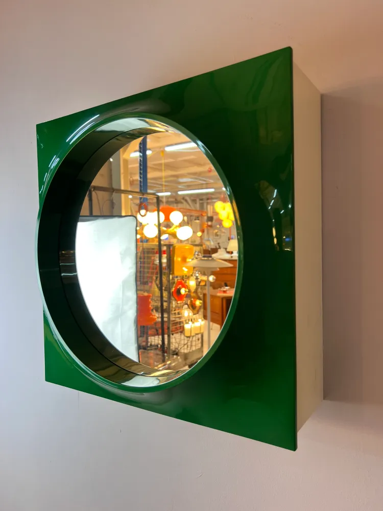 Spiegelschrank Quadrat grün von Hammarplast