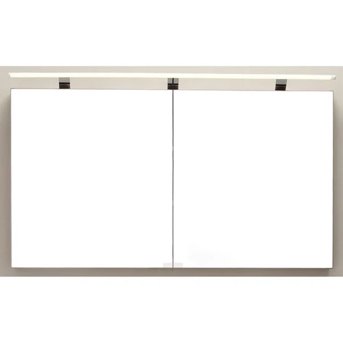 Una Spiegelschrank 120x70x14,7cm, LED-Aufsatzleu.,Veruna E.