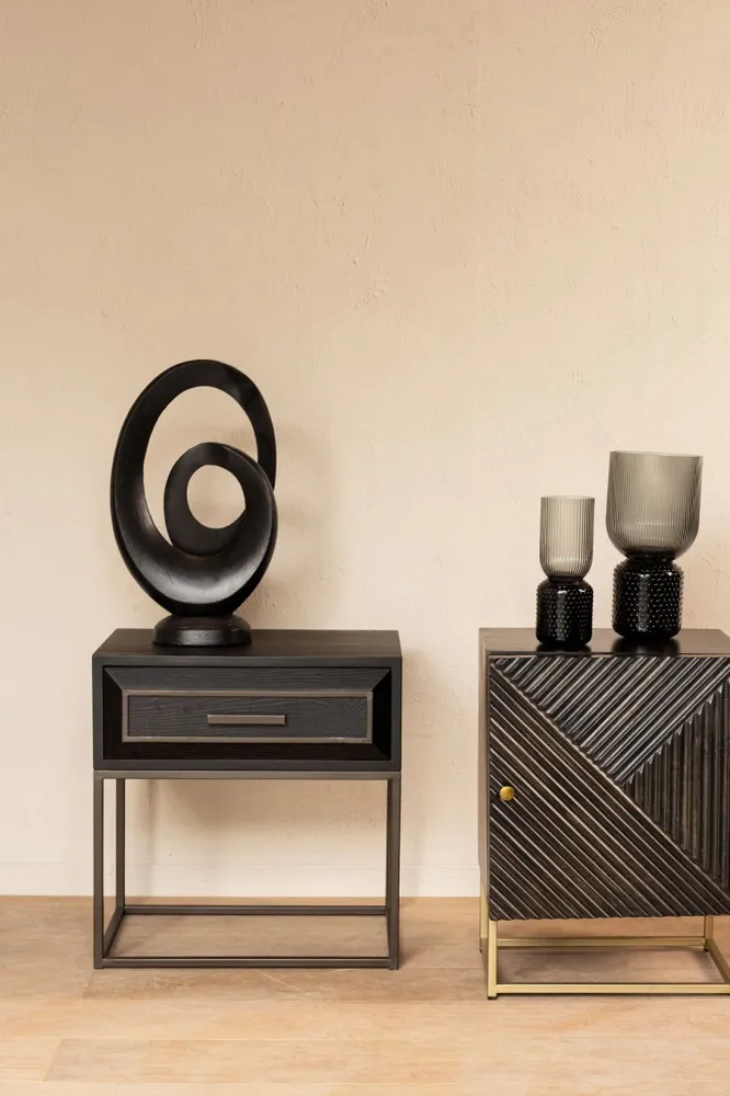 Nachttisch Lixly Black