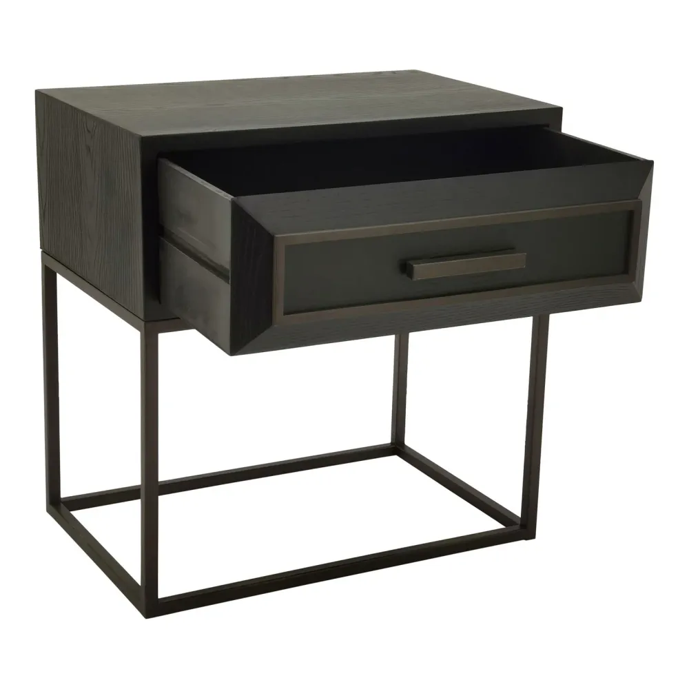 Nachttisch Lixly Black