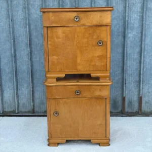 Vintage Nachttisch Set von 2 aus Holz