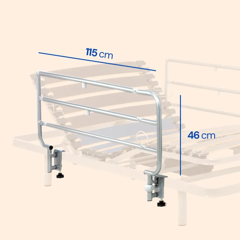 Bettgitter für verstellbares Bett - Set aus zwei Bettgittern rechts - links