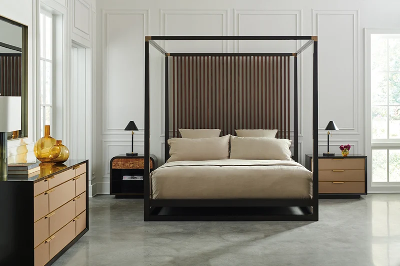 Caracole Bett Kingsize CLA-020-121 von Instylior