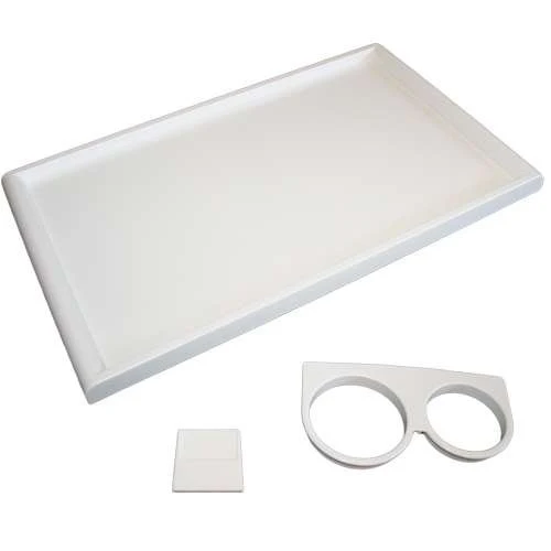 CareLiv Bett-Tisch Kunststoff - Betttisch Laptoptisch Pflegebett