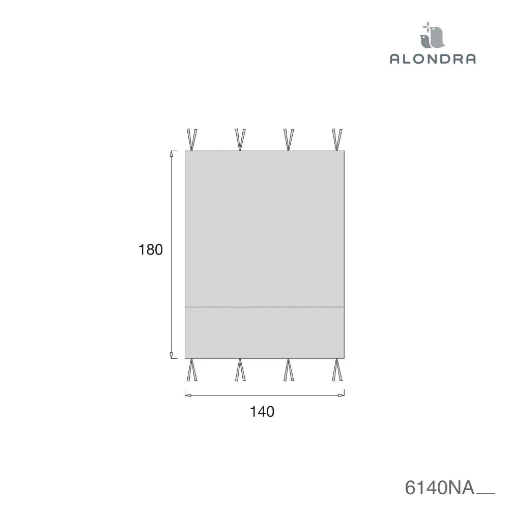 Himmel-Montessori-bett Homy (70x140 cm) grün · Mist 6140NA-156