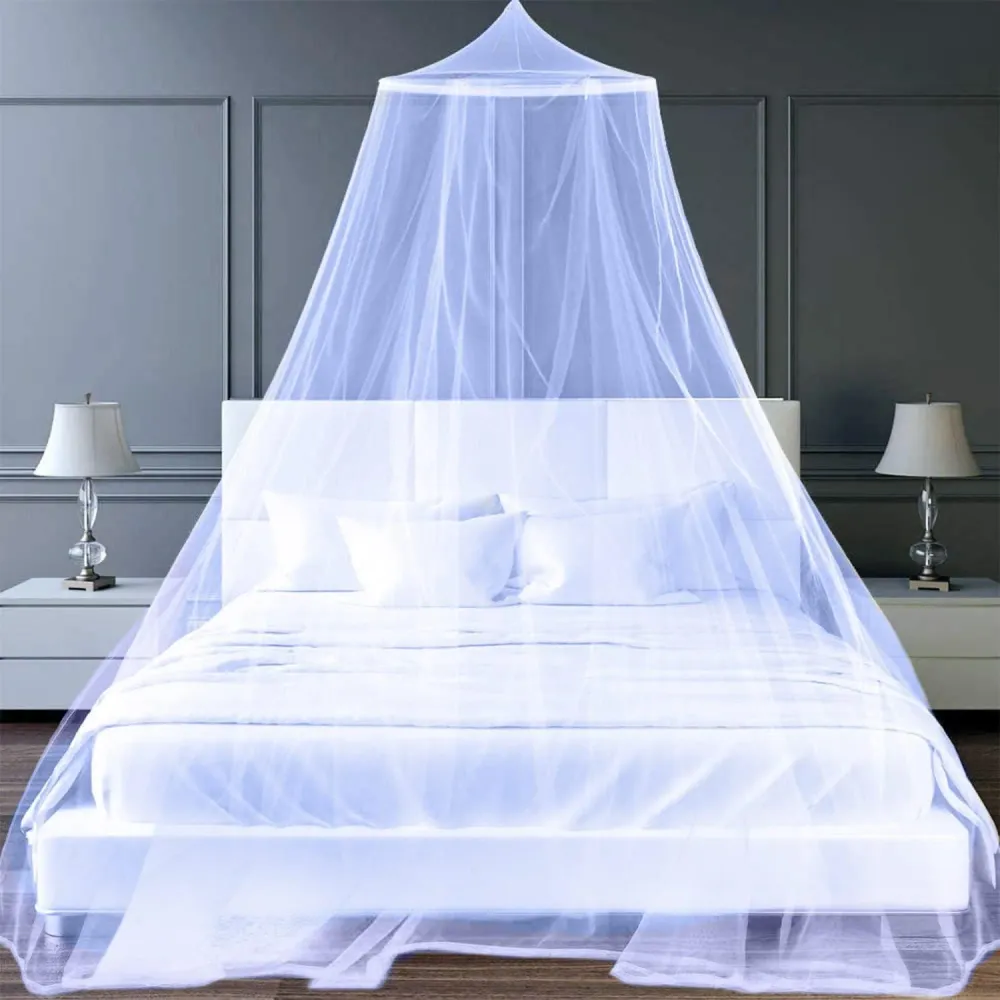 Moskitonetz Bett Doppelbett Einzelbett Blau 0.6 2.5 10.5m