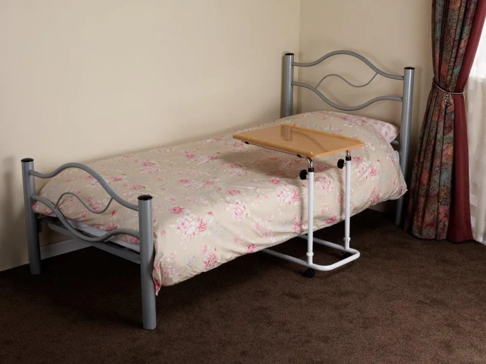 NRS Healthcare Bett- und Stuhltisch mit Rollen