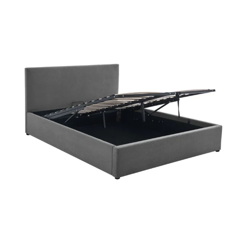 VENUS Bett mit Stauraum, Grau, 160x200cm, EURODESIGN VENUSGRIS160
