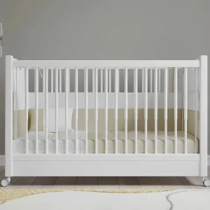 WHEEL BABY BETT WHITE (60x120 cm)