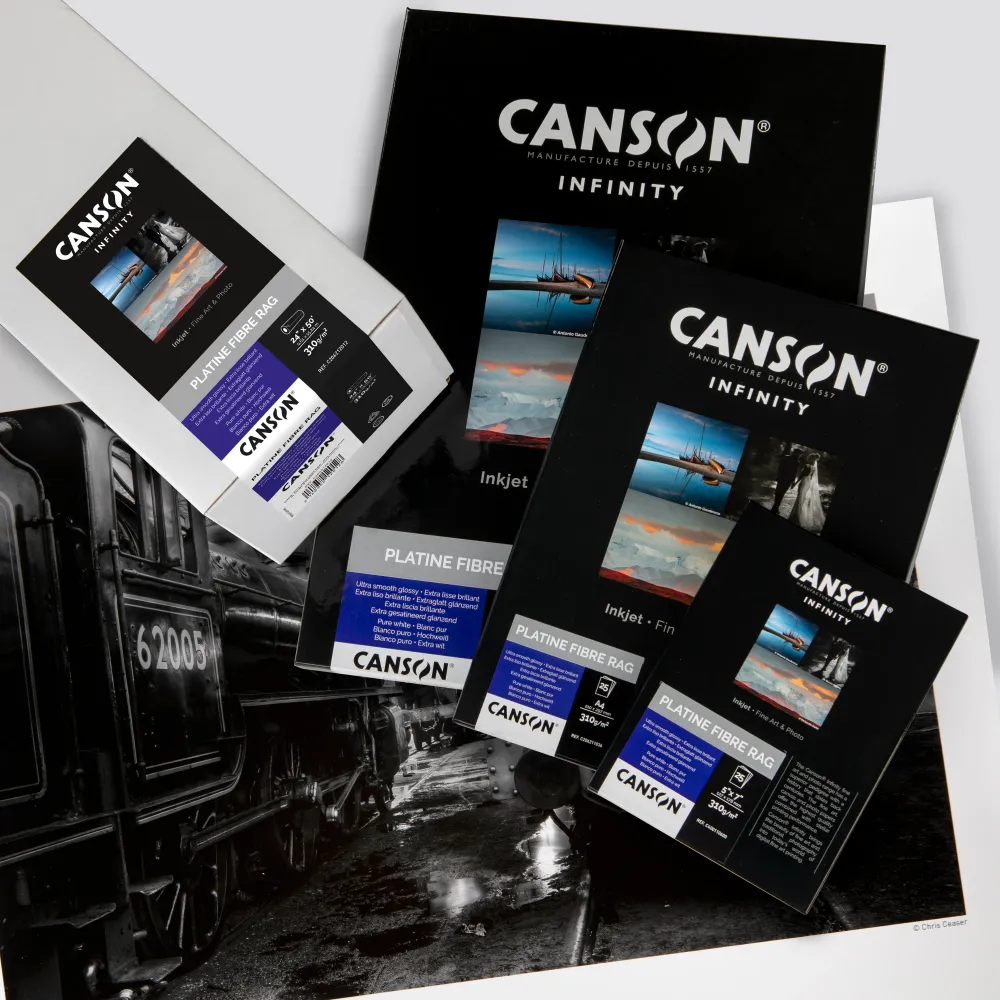 CANSON INFINITY - Platine Fibre Rag 310 | 24'' x 20m Rolle