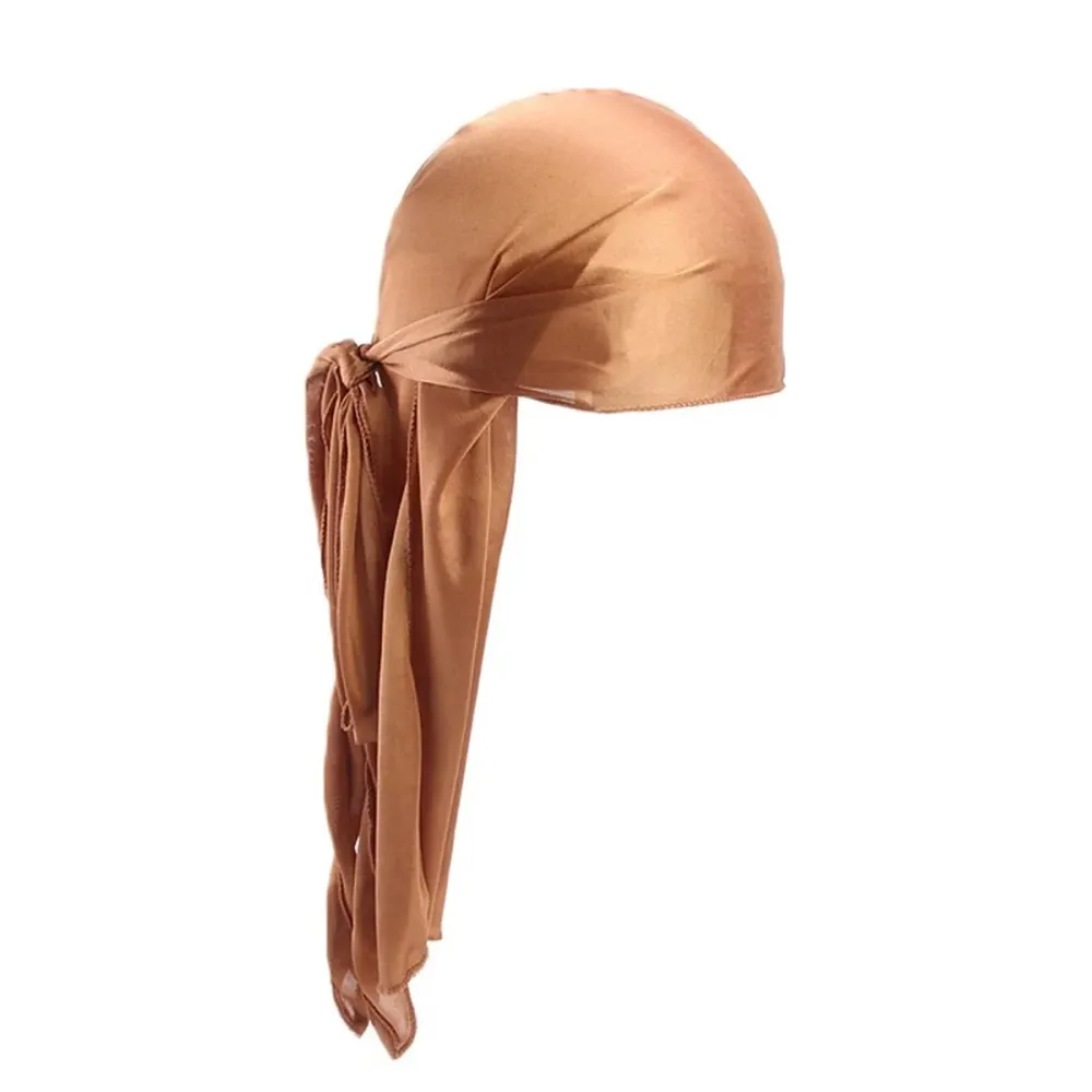 Durag / Du-rag / Bandana - Unisex - Kaki / Gold
